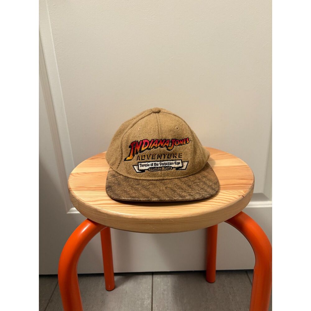 rare vintage Indiana Jones Adventure Project Team baseball cap